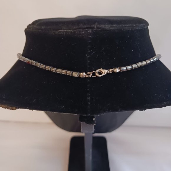 Beaded Necklace and Betsy Johnson Gold Tone Hoop Earrings Set - Picture 5 of 9